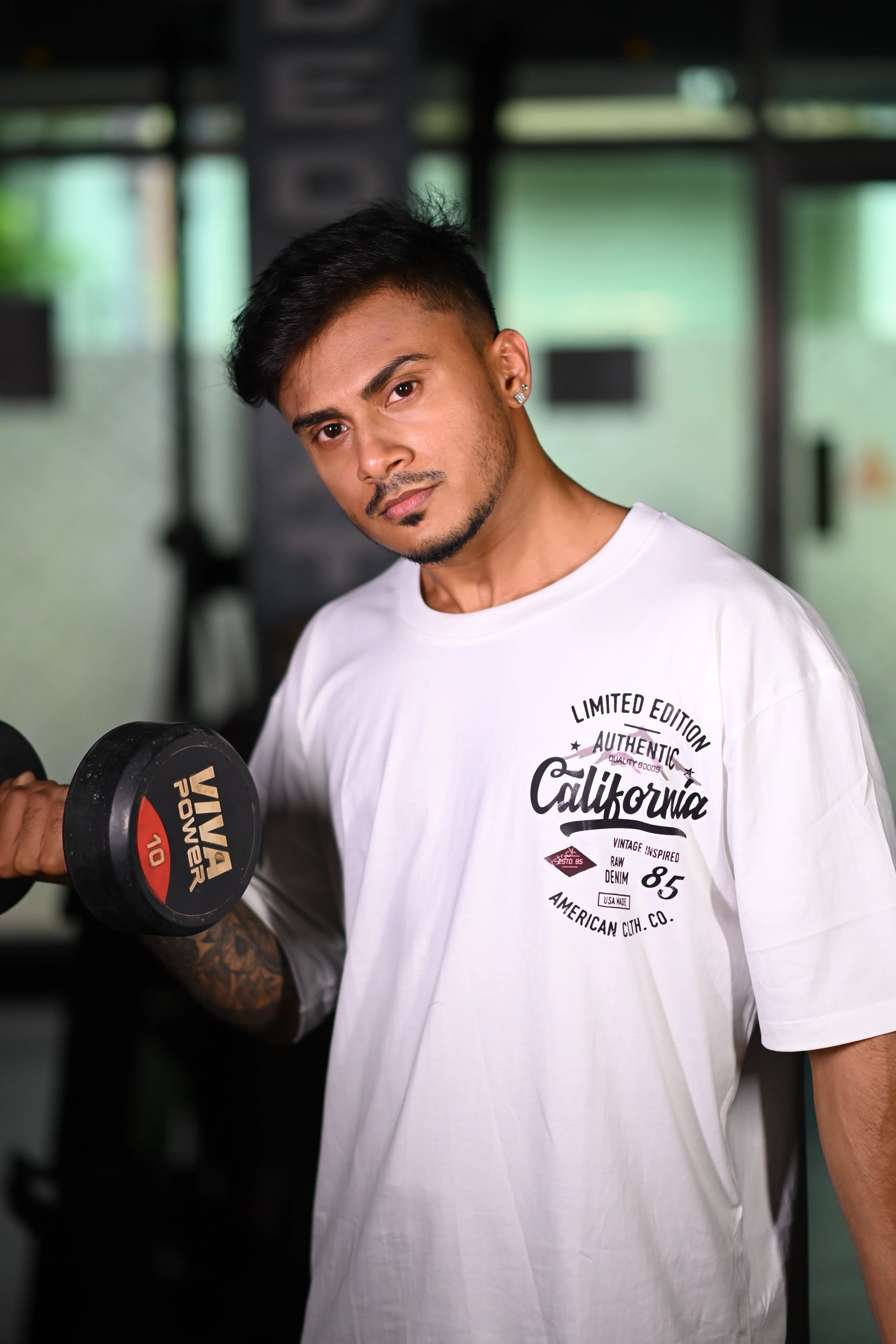 California Limited Edition Graphic Oversized T-Shirt White