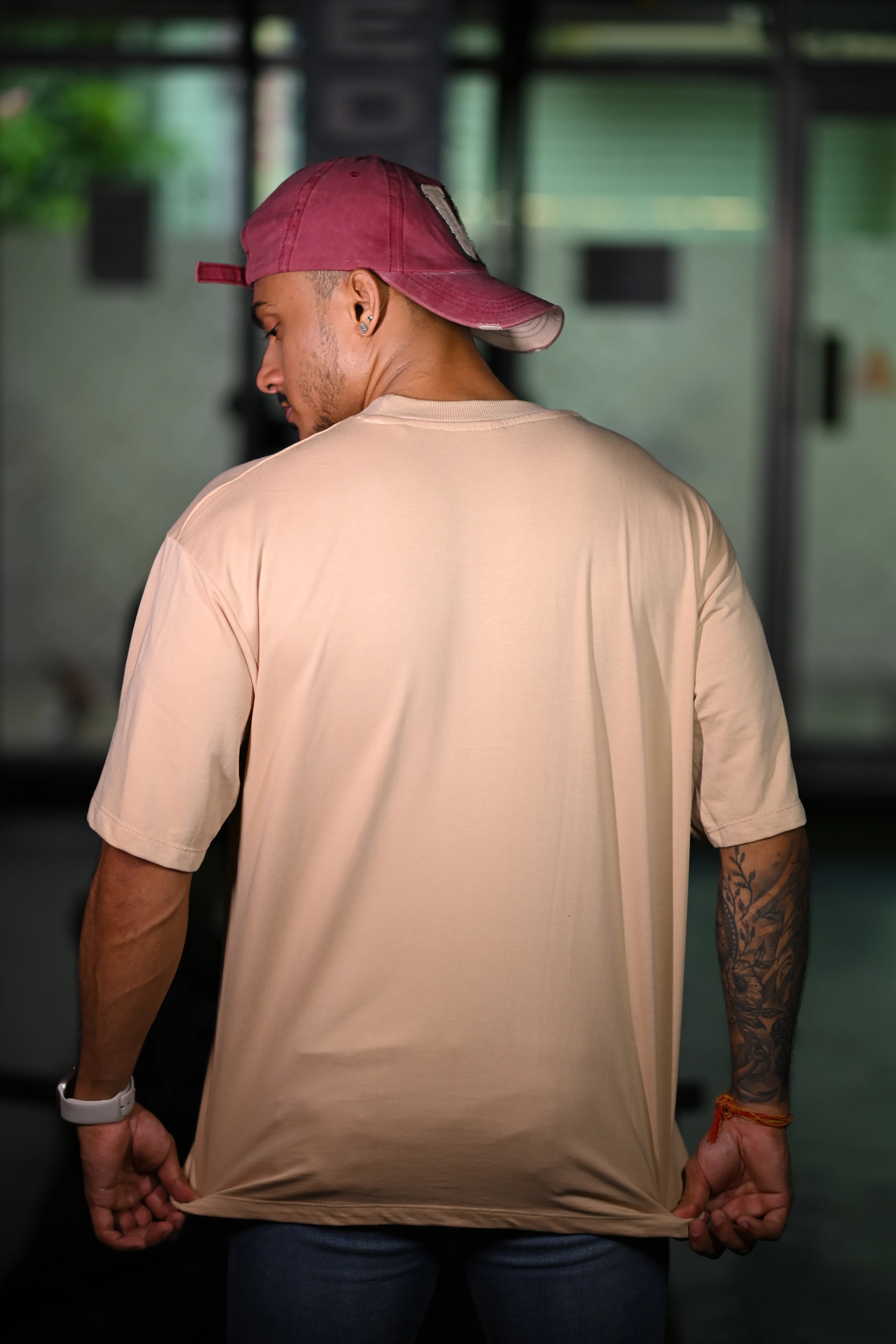 Jesus – The Way, The Truth, The Life Oversized T-Shirt Beige