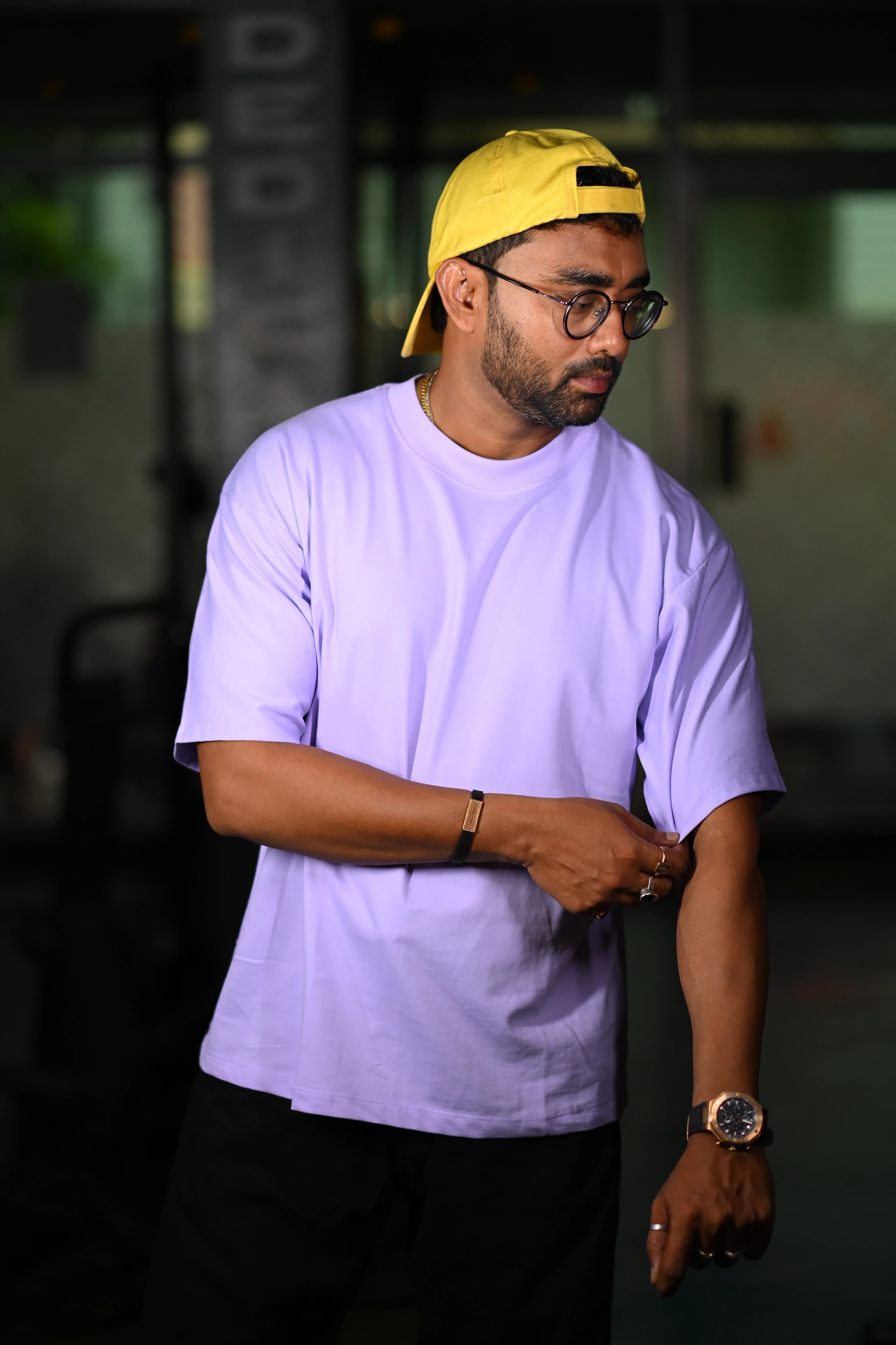 I Am Not in Danger, I Am the Danger Oversized T-Shirt Lavender